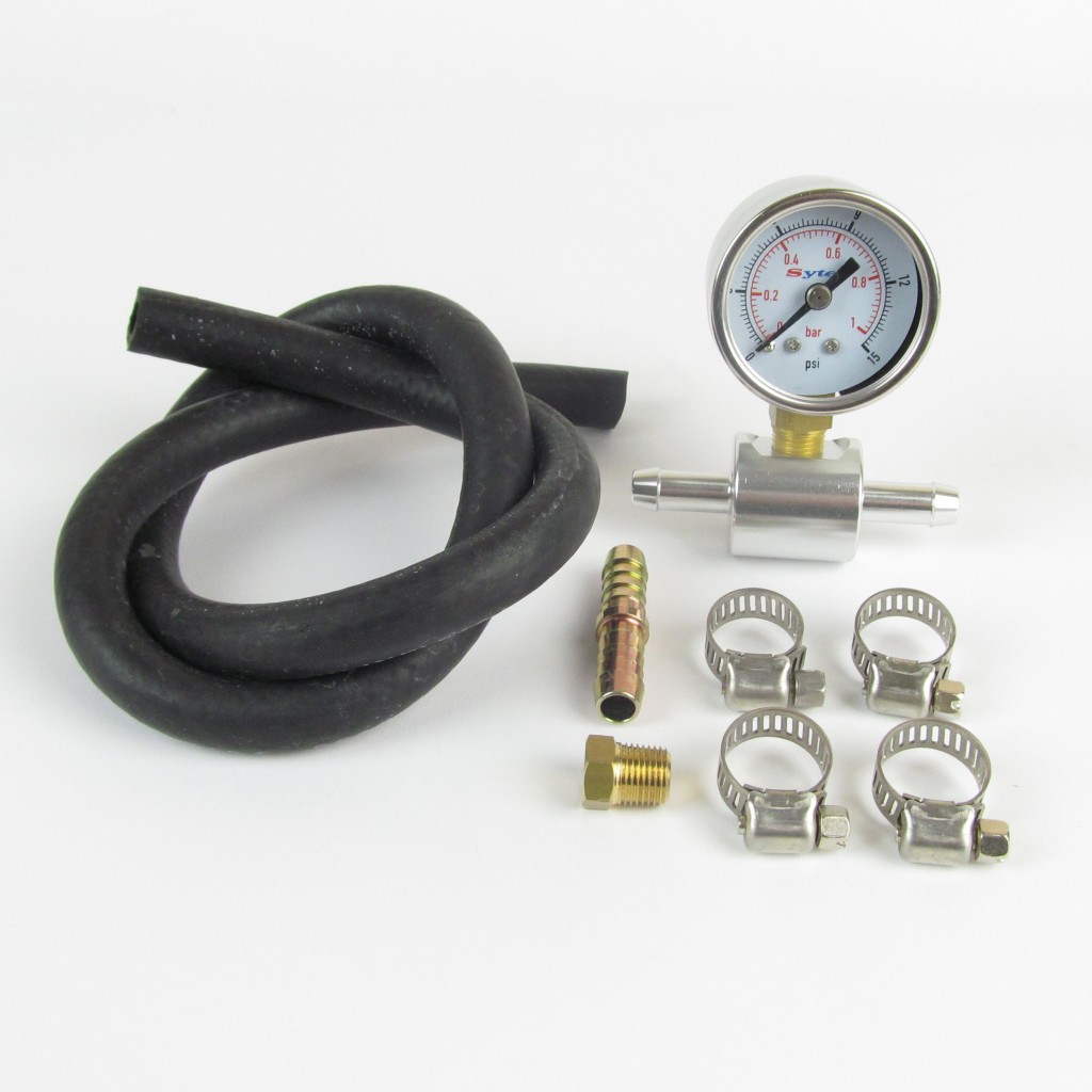 Inline fuel pressure gauge kit Eurocarb