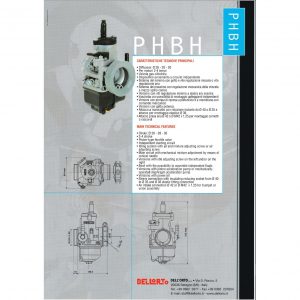  DELLORTO DELL'ORTO PHBH 30MM CARB KIT P125 P200 PX125  PX150 PX200 VNB VBB VLB RALLY SPRINT SUPER 40110000