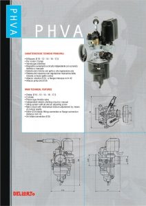 Set Pièces Réparation Carburateur Dellorto PHVA 17.5 PHBN v2 10 12