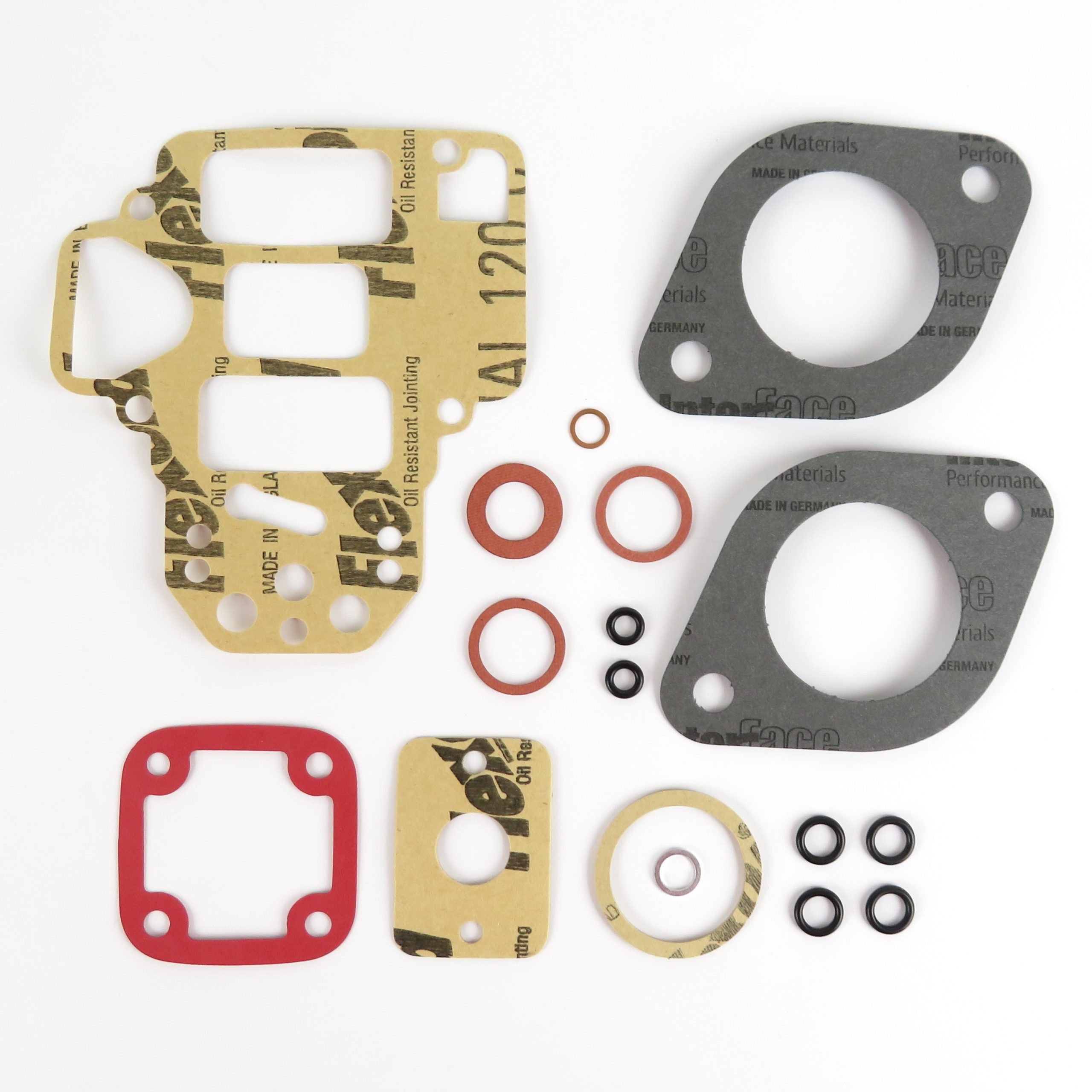 Dellorto 40 DHLA Carburetor Gasket Kit - For One Pair Of Carbs - Made In Italy