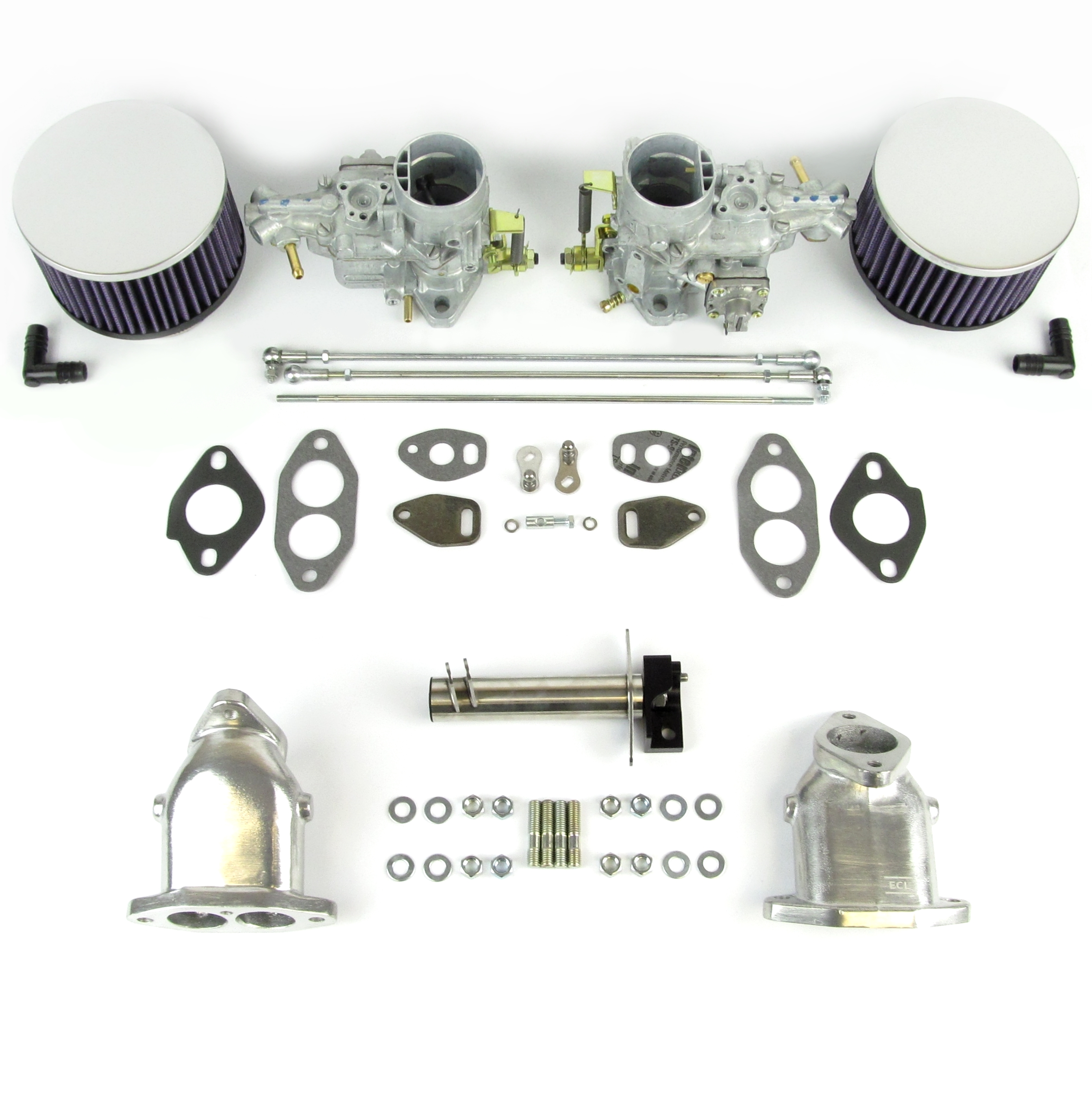 VWK15 Type 1 dual port - twin Weber 34 ICT kit: CSP bellcrank