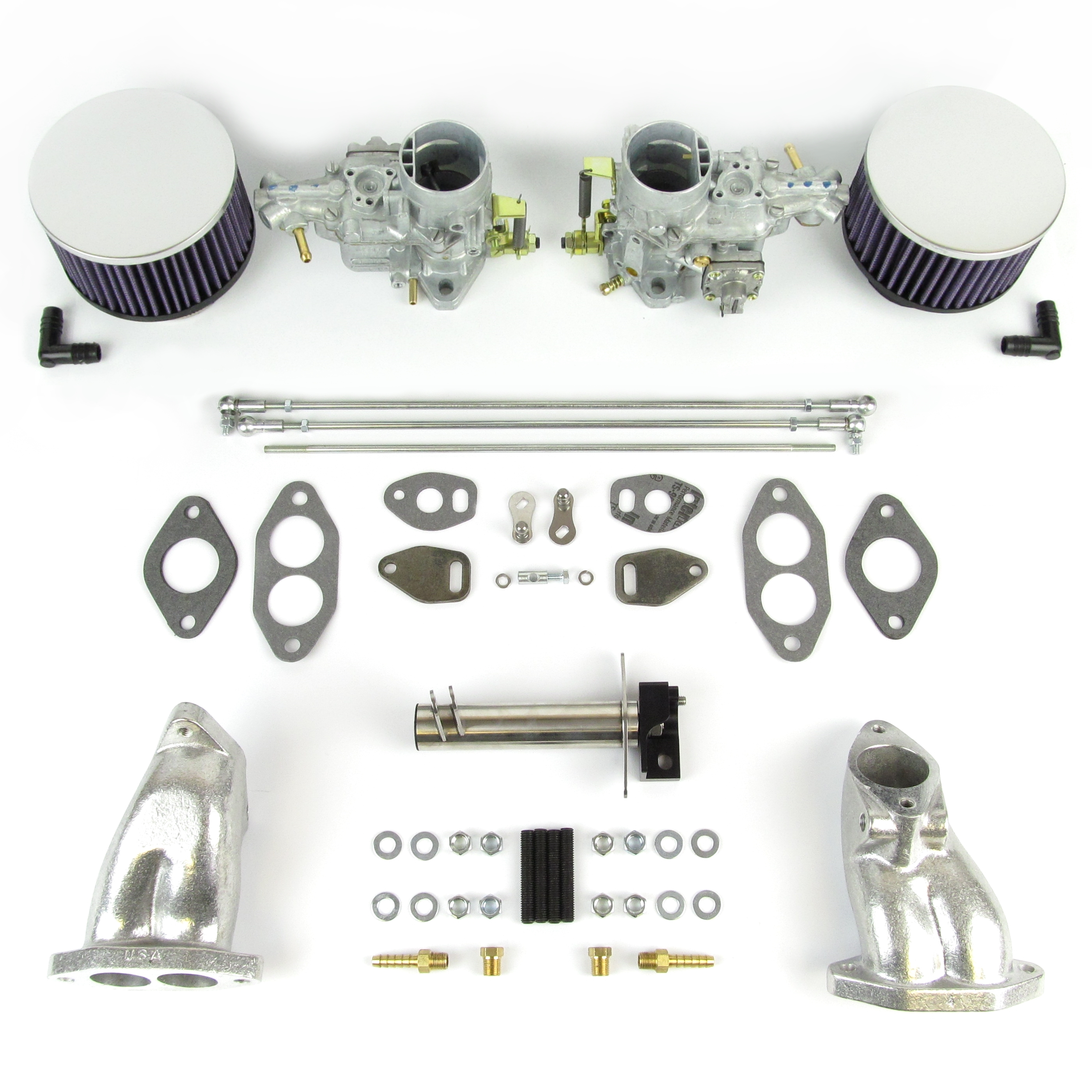 VWK18 Type 1 dual port - twin Weber 34ICT kit: CSP bellcrank