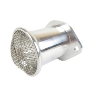 E40/60G Bolt on trumpet to suit 40s, 60mm long with gauze (untapered)